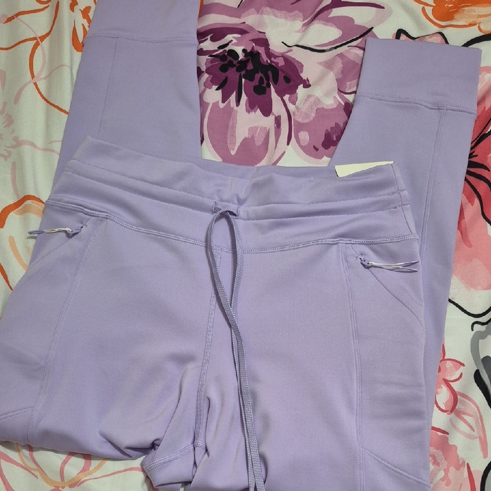 Aerie Lavender Offline Warmup Leggings NWT Size XL